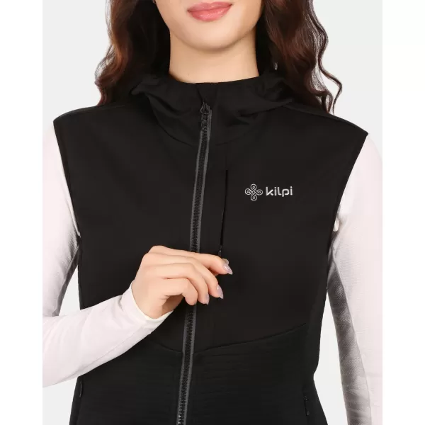  Női softshell mellény KILPI ENIA-W 1L0115KI FEKETE 