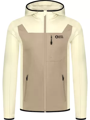 Férfi powerfleece pulóver NORDBLANC SPRAWL NBSFM8333 BÉZS