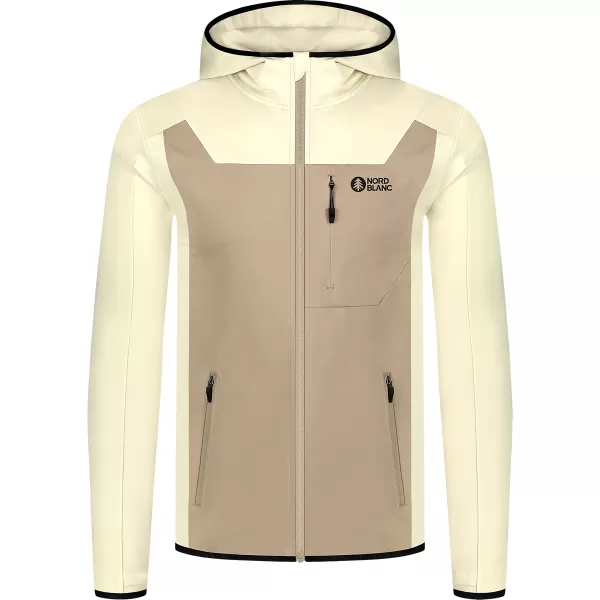  Férfi powerfleece pulóver NORDBLANC SPRAWL NBSFM8333 BÉZS 