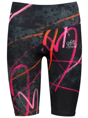 Női prémium térdig érő leggings (új méretek) ALTISPORT VOJ/ALW082LEG06 FEKETE