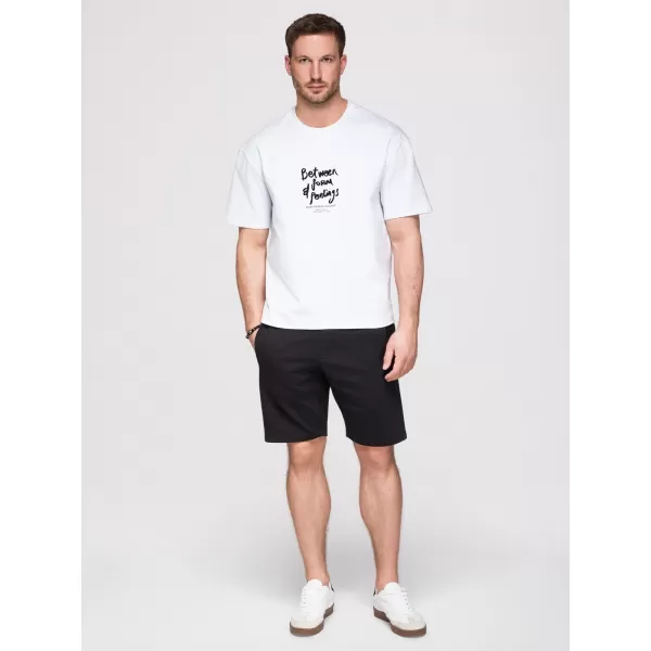  Férfi rövidnadrág OMBRE OM-SRBS-0205 FEKETE 