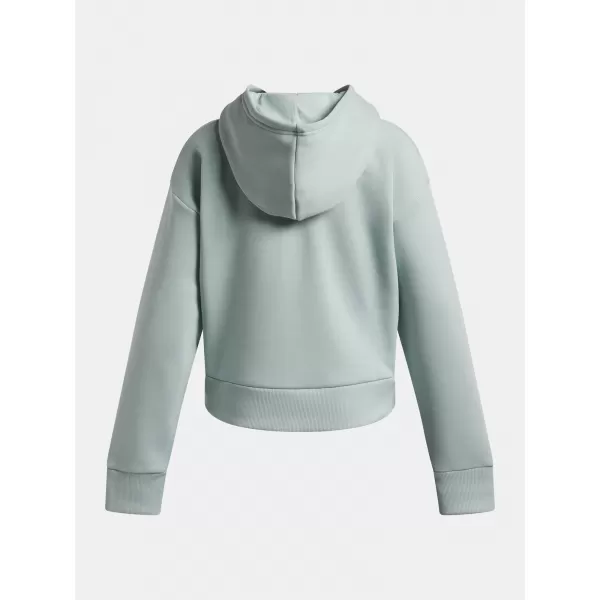  Lány pulóver UNDER ARMOUR UA RIVAL FLEECE HOODIE 1379517-477 KÉK 