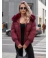 Női kabát DSTREET TY5817 BURGUNDIA