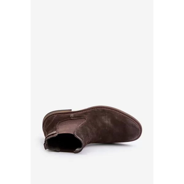  Férfi bokacsizma BIG STAR SHOES OO174155 BARNA/BÉZS 