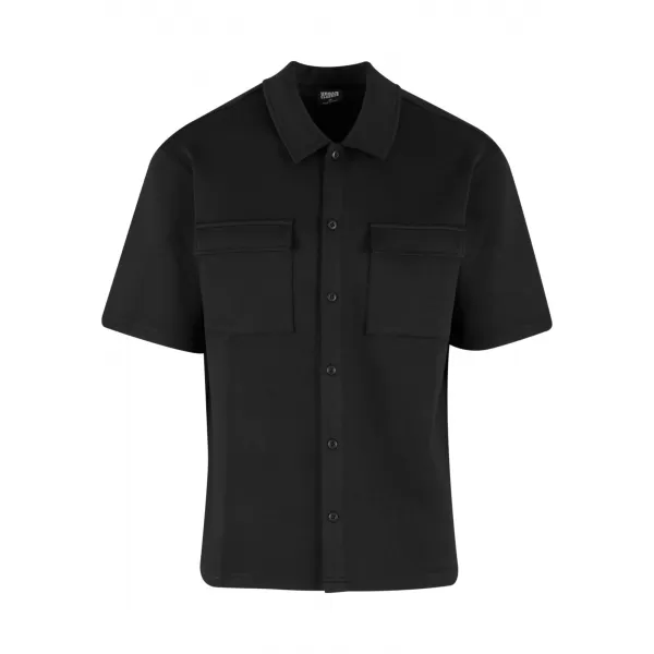  Férfi ing URBAN CLASSICS TB8211-00007 FEKETE 