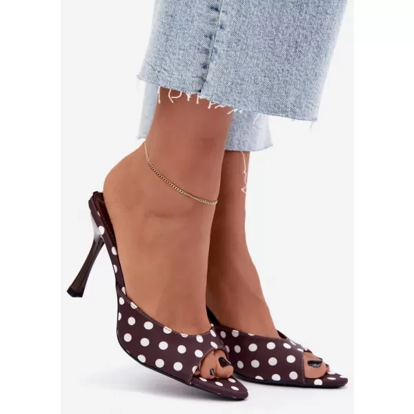  Női papucs BOTO SQC-295 BROWN BARNA 