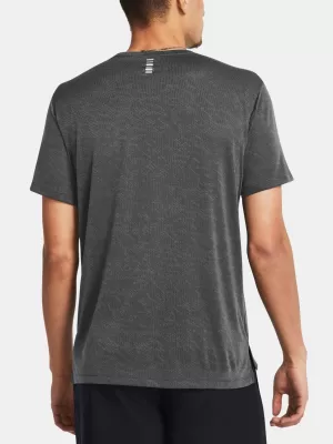 Férfi póló UNDER ARMOUR LAUNCH CAMO SHORTSLEEVE 1386681-025 SZÜRKE