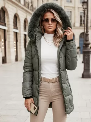 Női kabát DSTREET TY5739 ZÖLD