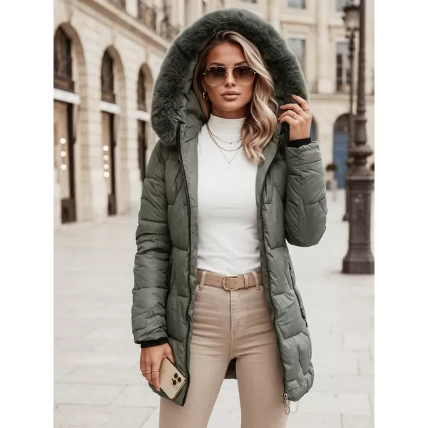  Női kabát DSTREET TY5739 ZÖLD 
