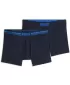 Férfi boxerek PUMA MEN EVERYDAY PLACED LOGO BOXER 2P 93847619 SÖTÉTKÉK/KÉK
