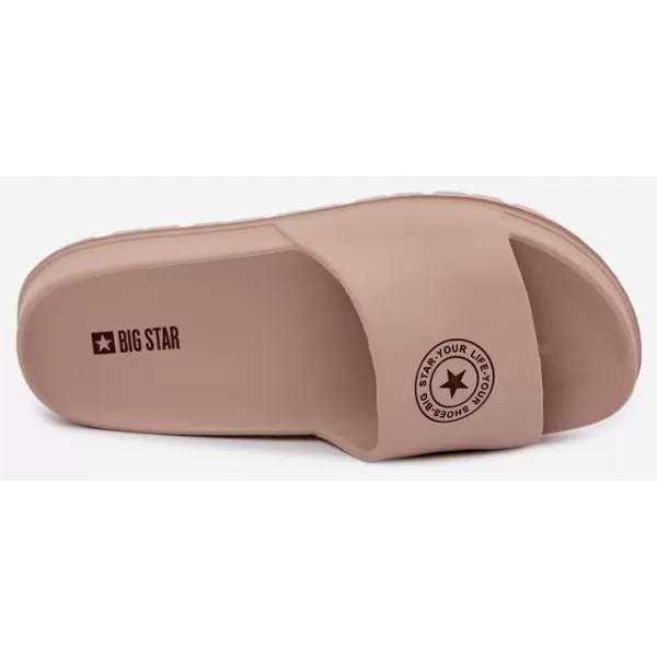  Női papucs BIG STAR SHOES UU274074 BARNA ÉS BÉZS ÁRNYALATAI 