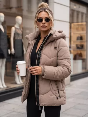 Női kabát DSTREET TY5753 KHAKI