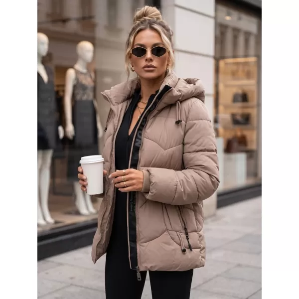  Női kabát DSTREET TY5753 KHAKI 