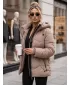 Női kabát DSTREET TY5753 KHAKI