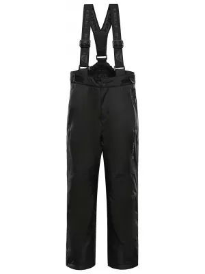 Gyermek sínadrág ALPINE PRO EDESO 3 FEKETE