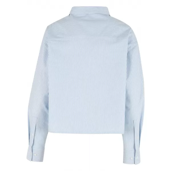  Női ing URBAN CLASSICS TB8171 VILÁGOS HORIZONT KÉK/FEHÉR 