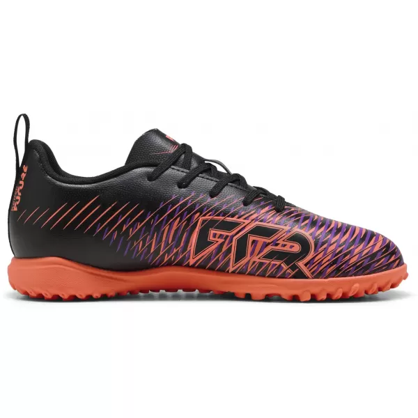  Gyermek gyep PUMA FUTURE 8 PLAY TT JR 108396-01 FEKETE/FEHÉR/VILÁGÍTÓ VÖRÖS 