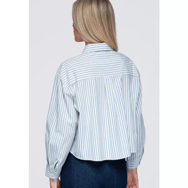  Női ing OMBRE OW-SH-E0069 KÉK 