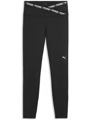 Női leggings PUMA W STRONG CROSS FRONT TIGHT - HW 7/8 52849801 PUMA FEKETE