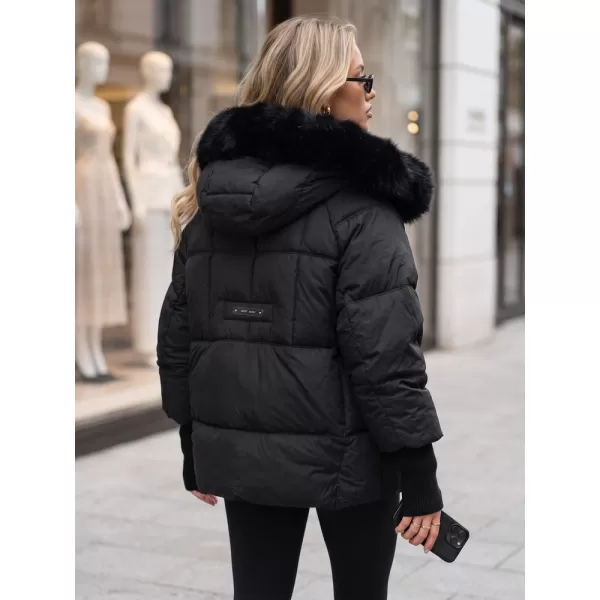  Női kabát DSTREET TY5741 FEKETE 