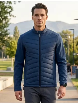Férfi hibrid kabát MALFINI PREMIUM CROSS 555 SÖTÉTKÉK