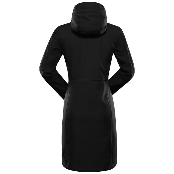  Női meleg softshell kabát ALPINE PRO IBORA 2 FEKETE 