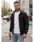 Férfi dzseki DSTREET TX5135 FEKETE