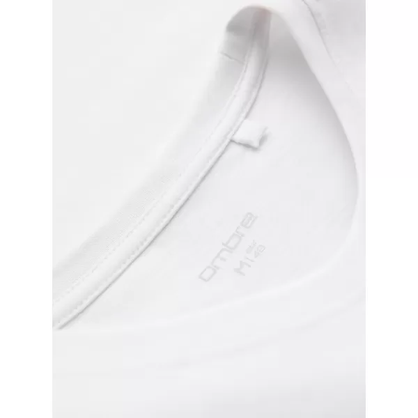  Férfi póló OMBRE OM-TSPT-0297 FEHÉR 