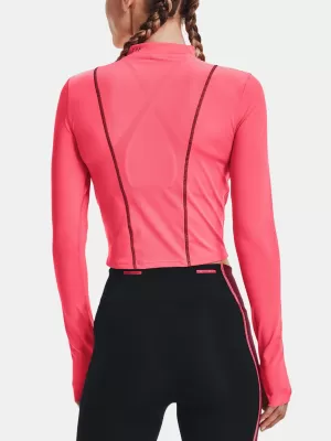 Női póló UNDER ARMOUR UA RUN ANYWHERE LASER LS 1365641-819 RÓZSASZÍN