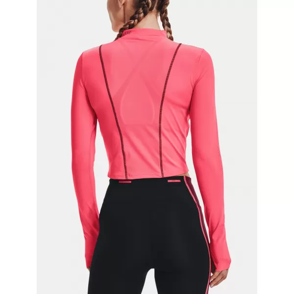  Női póló UNDER ARMOUR UA RUN ANYWHERE LASER LS 1365641-819 RÓZSASZÍN 