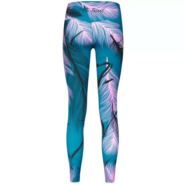  Női prémium hosszú leggings (új méretek) ALTISPORT VOJ/ALW001LEG05 BENZINES/VILÁGOS RÓZSASZÍN 