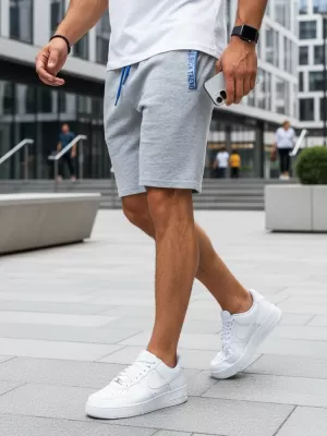 Férfi rövidnadrág DSTREET SX2223 VILÁGOSSZÜRKE