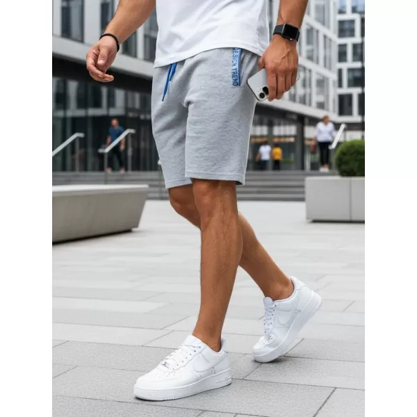  Férfi rövidnadrág DSTREET SX2223 VILÁGOSSZÜRKE 