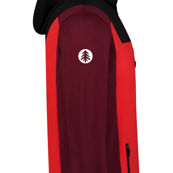  Férfi powerfleece pulóver NORDBLANC SPRAWL NBSFM8333 PIROS 