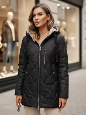 Női kabát DSTREET TY5768 FEKETE