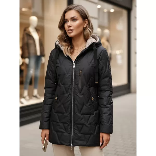  Női kabát DSTREET TY5768 FEKETE 