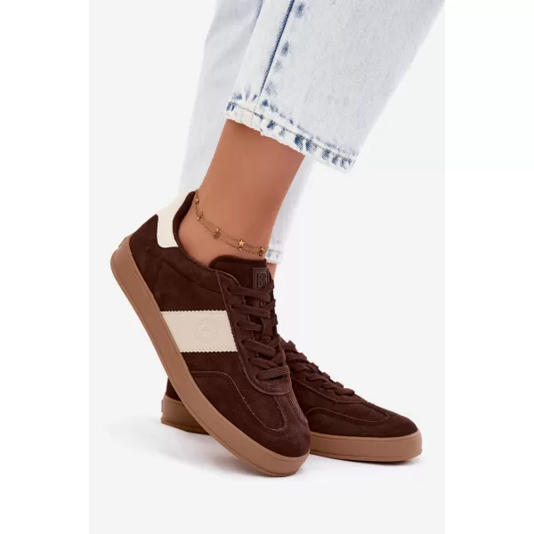  Női tornacipő BIG STAR SHOES UU274008 BARNA/BÉZS 