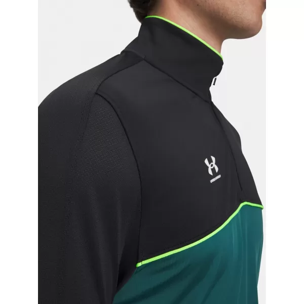  Férfi pulóver UNDER ARMOUR M CHALLENGER TRAINING QZ 6004043-338 ZÖLD 