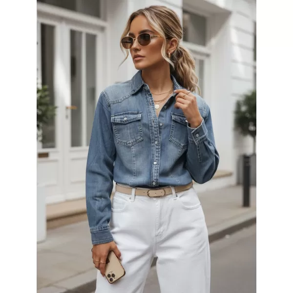  Női ing DSTREET DY0491 KÉK 