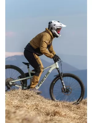 Férfi vízálló softshell kabát NORDBLANC EXPEDITIOUS NBSSM8323 BARNA