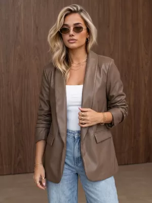Női kabát DSTREET PY0166 FANGO