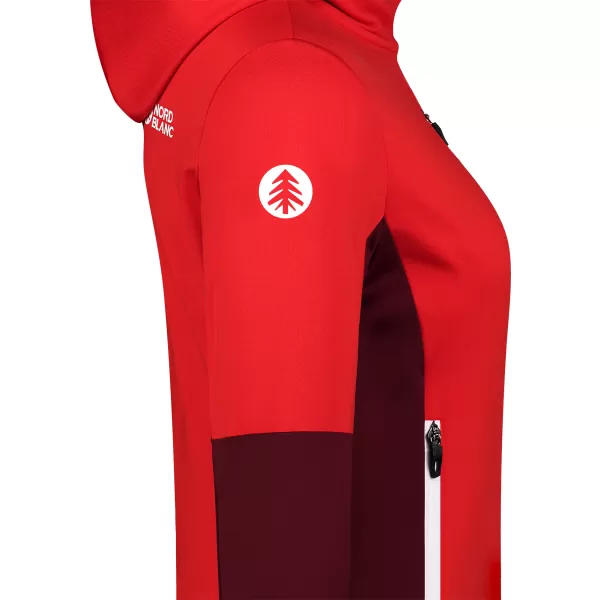  Női powerfleece pulóver NORDBLANC RAVINE NBSFL8336 PIROS 