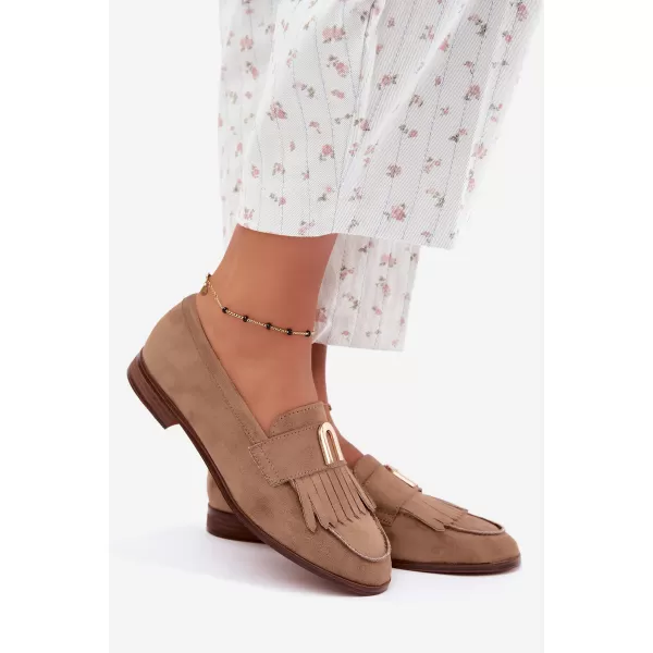  Női mokaszinok BOTO 3742 KHAKI 
