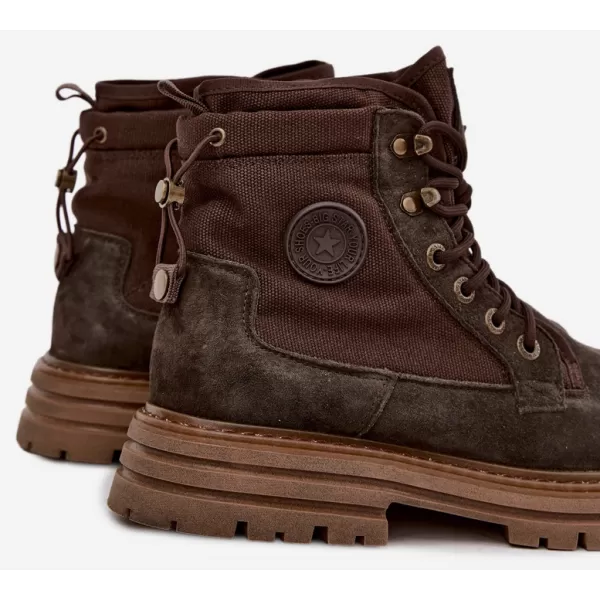  Férfi cipők BIG STAR SHOES UU174254 BARNA/BÉZS ÁRNYÉKOK 