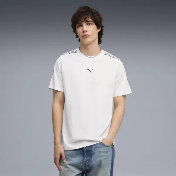  Férfi póló PUMA ESS TAPE TEE 69169302 PUMA FEHÉR 