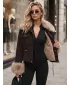 Női kabát DSTREET TY5704 BARNA