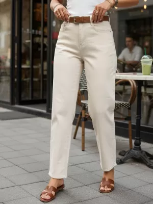 Női nadrág DSTREET UY3057 EKRÜ