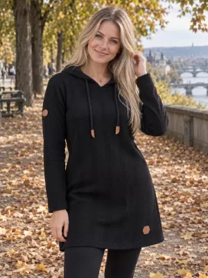 Női pulóver ALTISPORT INA FEKETE