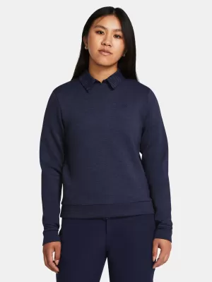 Női pulóver UNDER ARMOUR UA DRIVE MIDLAYER CREW 1387143-410 KÉK