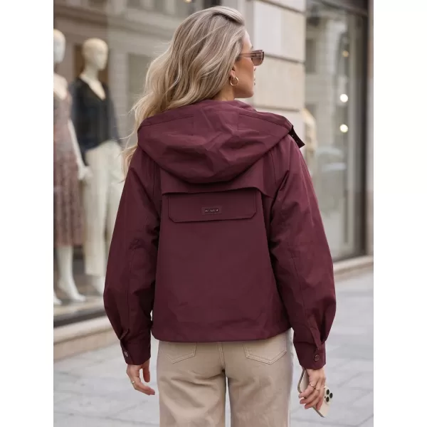  Női kabát DSTREET TY5964 BORDÓ 